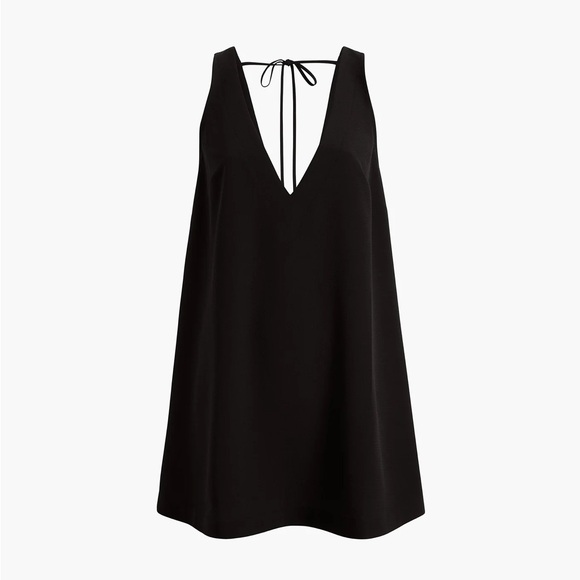 NWT HILL HOUSE HOME The Emma Dress in Black Crepe